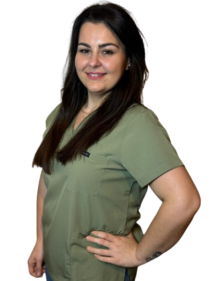 Milena Zarzycka – podolog Płock podczas pracy